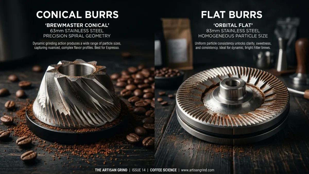 Conical vs. Flat Burr Grinders: Which One Brews Your Best Coffee?