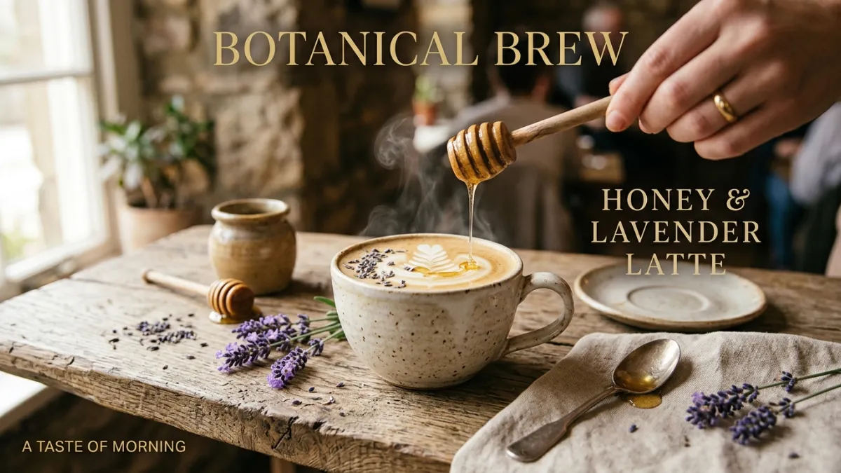 Craft a Divine Honey Lavender Latte: Floral Twist for Your Home Cafe