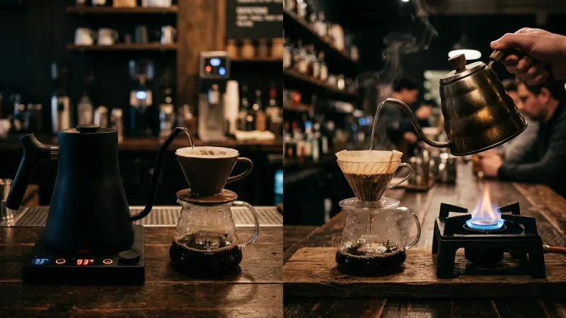 Electric vs. Stovetop Gooseneck Kettles: Precision, Speed, and Convenience Compared