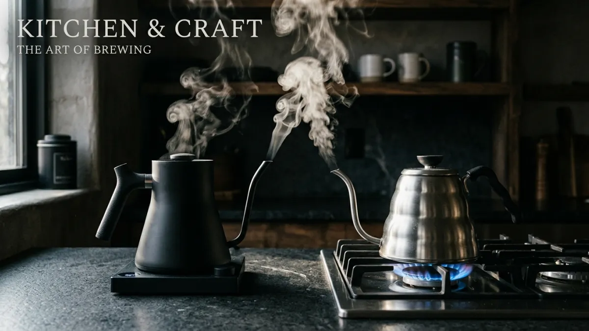 Electric vs. Stovetop Gooseneck Kettles: The Ultimate Brewing Battle