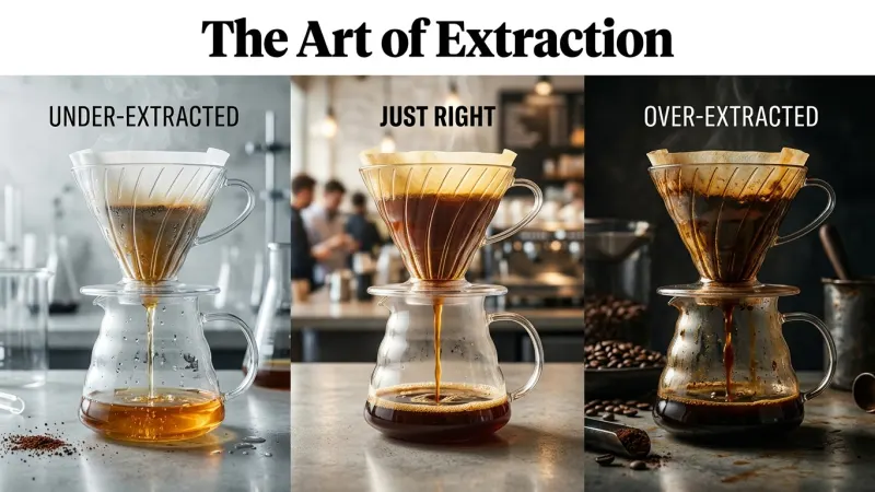 Master Coffee Extraction: Under, Over, & The Sweet Spot