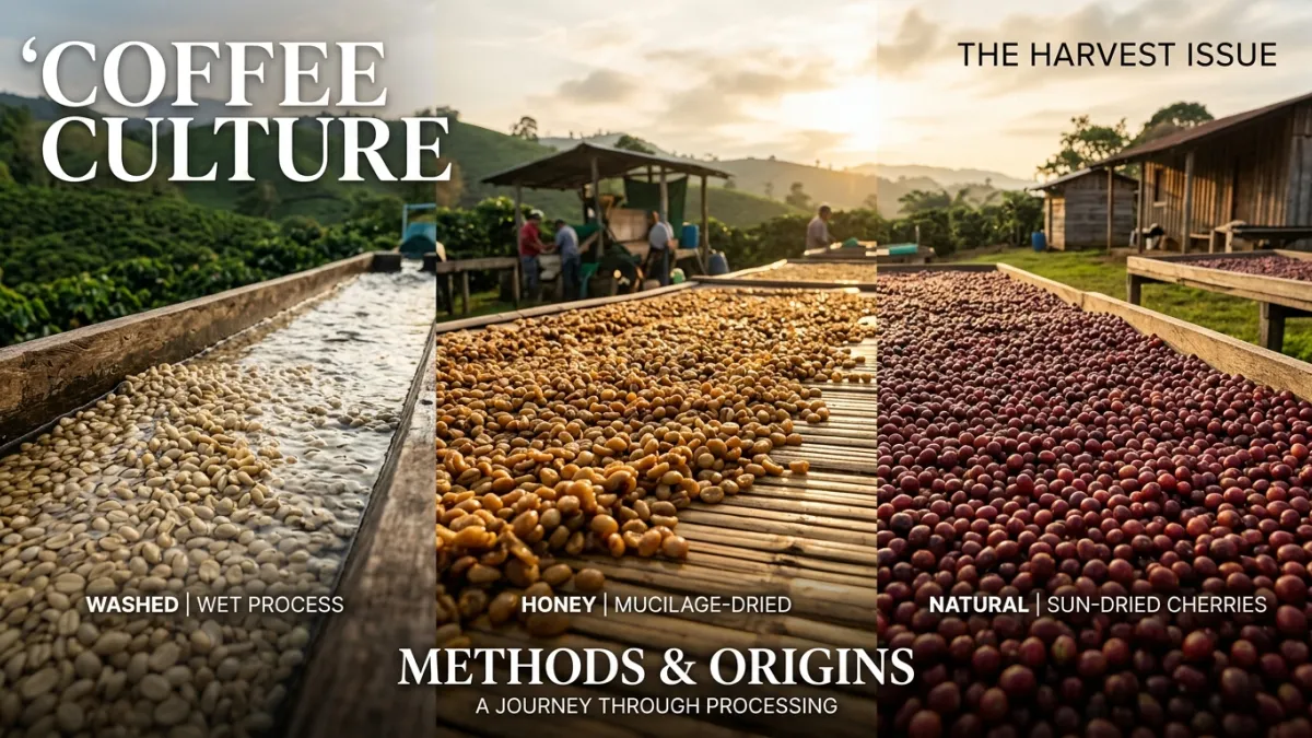 Master Coffee Flavor: Washed, Natural & Honey Processing Demystified