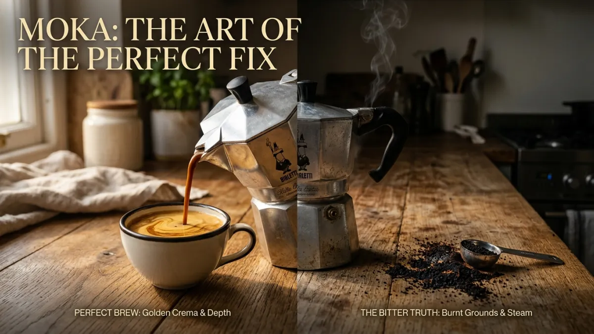 Moka Pot Blues? Fix Burnt or Weak Coffee Now!