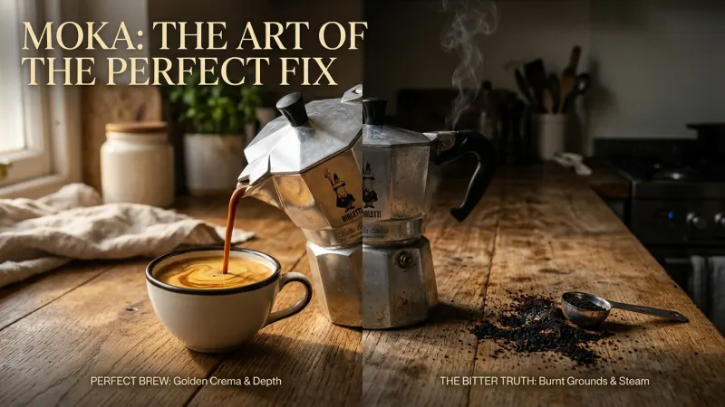 Moka Pot Blues? Fix Burnt or Weak Coffee Now!