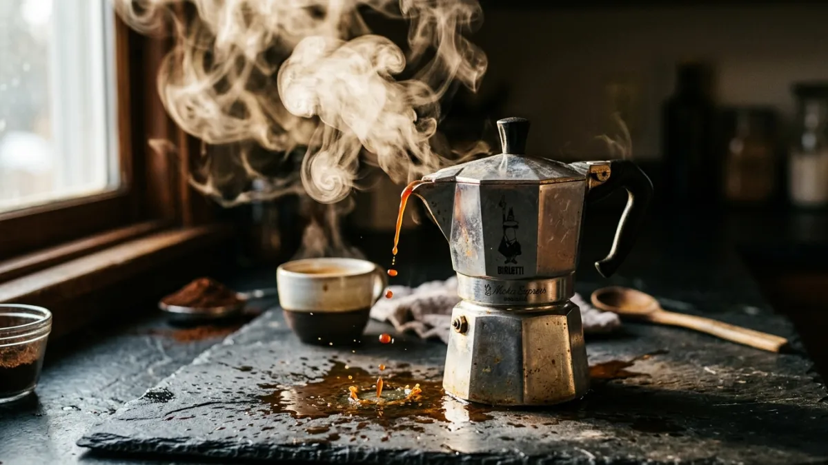 Moka Pot Troubleshooting: Burnt or Weak Coffee? Fix It!