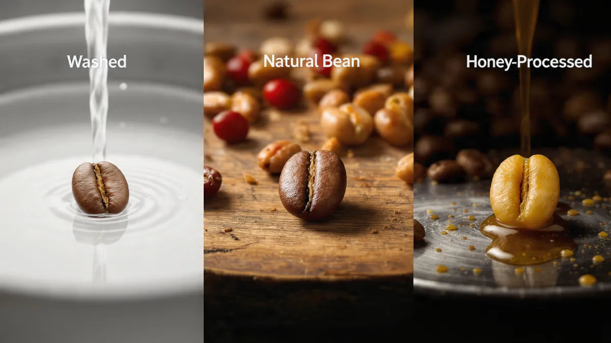 The Secret Behind Your Coffee's Taste: Washed, Natural, Honey Explained