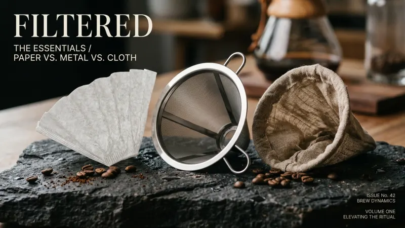 Unlock Your Best Brew: Comparing Coffee Filters – Paper, Metal, Cloth
