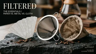 Unlock Your Best Brew: Comparing Coffee Filters – Paper, Metal, Cloth